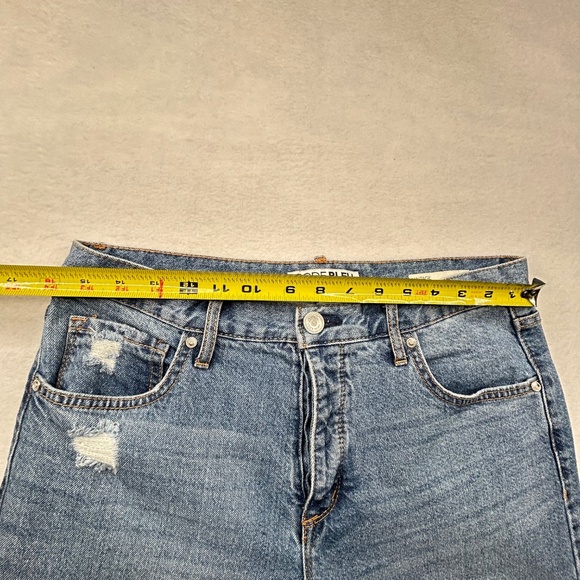 Code Bleu Women's Size 8 Distressed Jeans Pants Blue - Picture 14 of 16